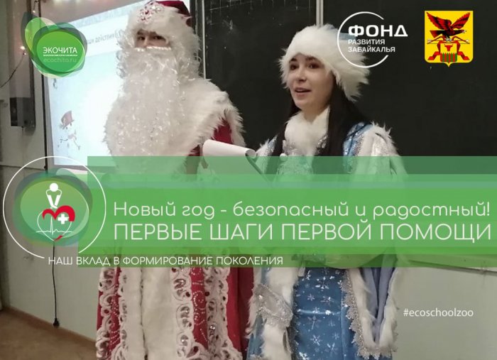 Вместе сделаем Новый год безопасным и радостным! Мероприятие в рамках проекта «Первые шаги первой помощи»